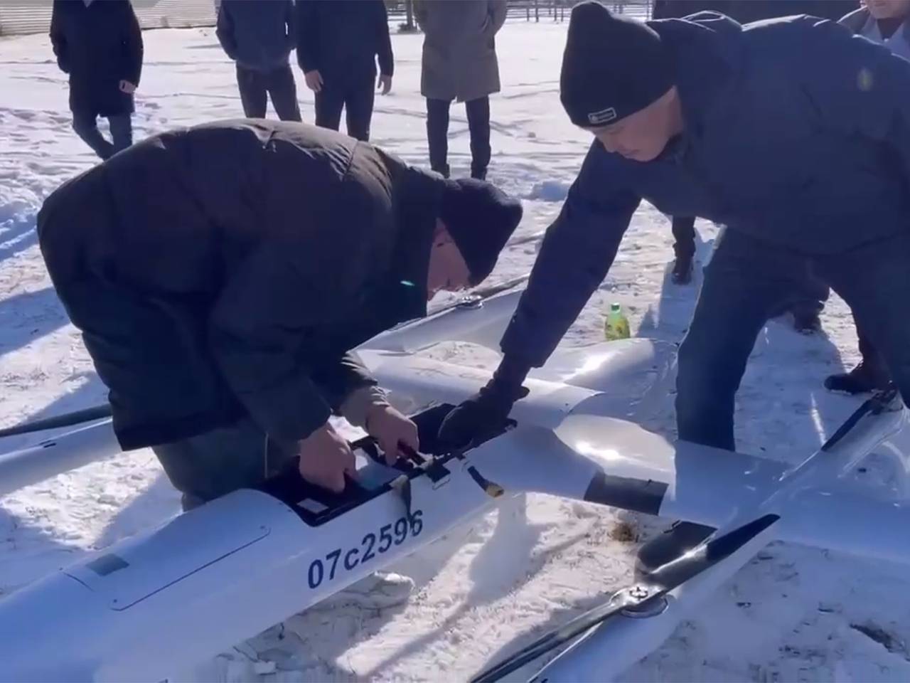 Испытания нового российского беспилотника попали на видео