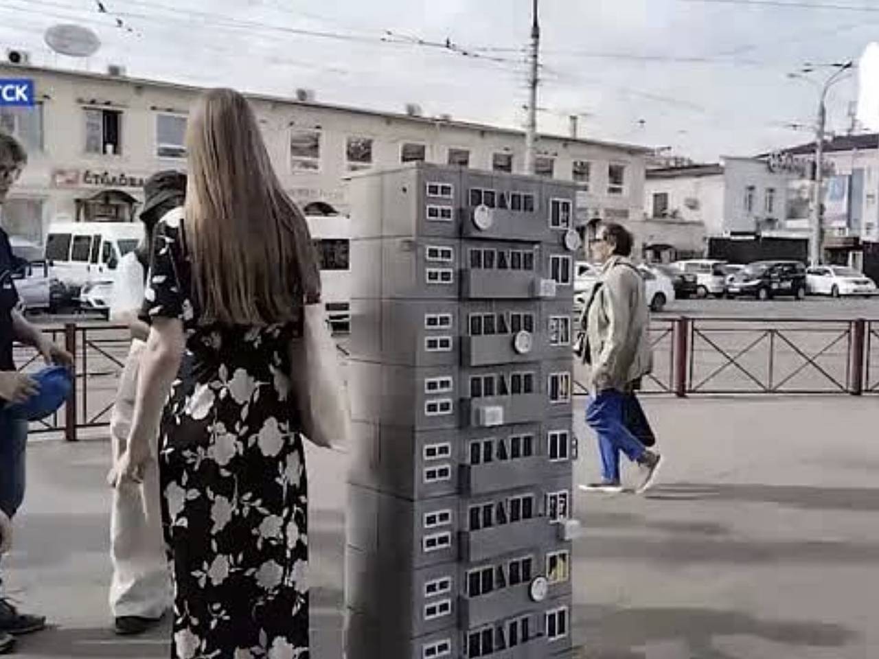 Дом высотой 154 сантиметра появился в центре российского города