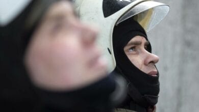 На юге Москвы произошел пожар