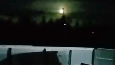 Падение астероида в российском регионе сняли на видео