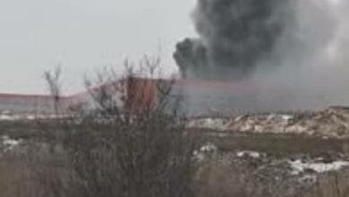 Очевидцы сняли на видео мощный пожар на складах в Подмосковье Очевидцы сняли на видео мощный пожар на складах в Подмосковье