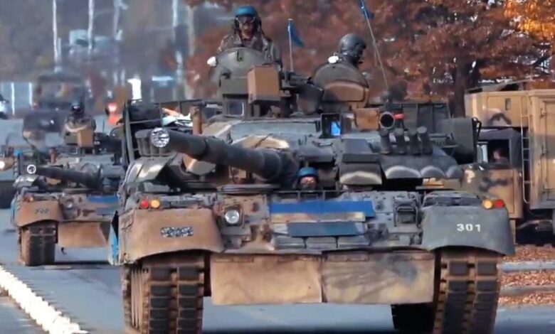 Южнокорейскую бригаду с российскими Т-80У показали на видео