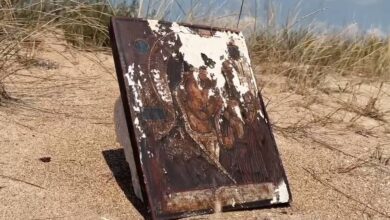 На берег Анапы выбросило таинственный образ Богородицы На берег Анапы выбросило таинственный образ Богородицы