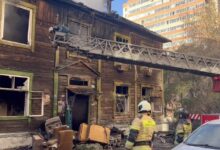 Россиянин поджег барак с десятками жителей