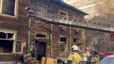 Россиянин поджег барак с десятками жителей