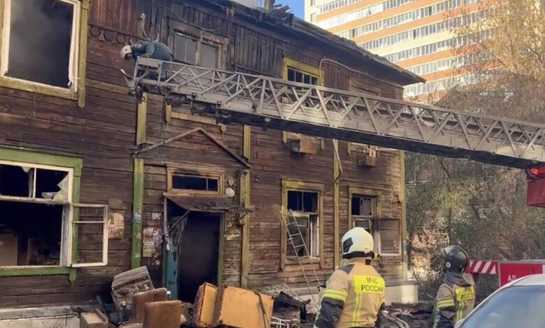 Россиянин поджег барак с десятками жителей