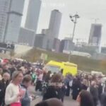 Сотни людей эвакуировали из выставочного центра у «Крокус Сити Холла»
