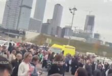 Сотни людей эвакуировали из выставочного центра у «Крокус Сити Холла»