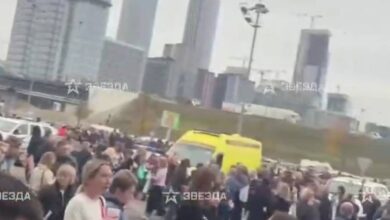 Сотни людей эвакуировали из выставочного центра у «Крокус Сити Холла»