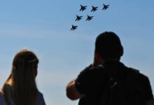 «Русские Витязи» пролетели в небе над Башкортостаном и восхитили местных жителей