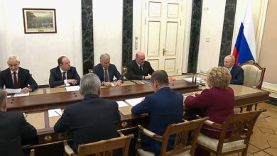 Полное видео: Совещание Совбеза с Путиным о ядерных испытаниях Владимир Путин проводит совещание Совбеза по ядерным испытаниям