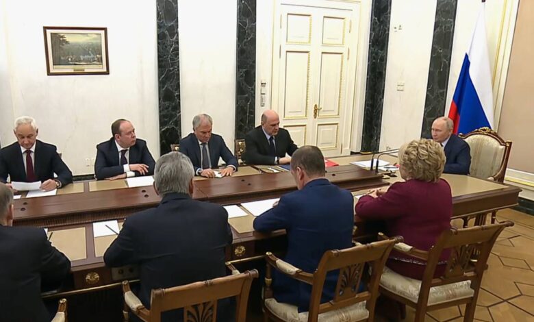 Владимир Путин проводит совещание Совбеза по ядерным испытаниям