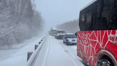Новосибирск: пробки 8 баллов 7 ноября из-за снегопада Новосибирск: пробки 8 баллов 7 ноября из-за снегопада