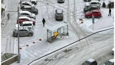 Сквер Лыщинского в Новосибирске: борьба с незаконной парковкой