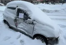 Бесхозный Toyota Vitz в Новосибирске: 10 дней на вывоз авто