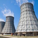 Восстановление градирни Нововоронежской АЭС после атаки ВСУ