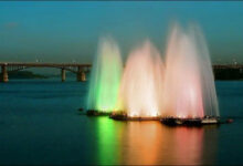 Новый светомузыкальный фонтан на Оби: Новосибирск ждет Новый светомузыкальный фонтан на Оби: Новосибирск ждет