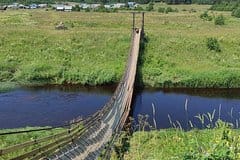 В российском регионе решили заново собрать мост после обрушения во время крестного хода