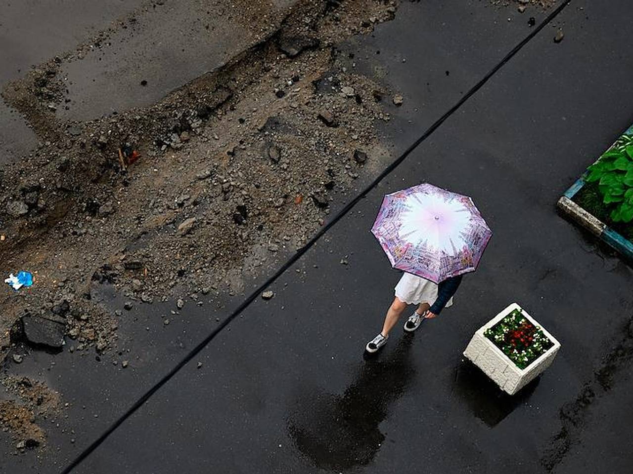 В Красноярске завершили запланированное на год благоустройство дворов по нацпроекту