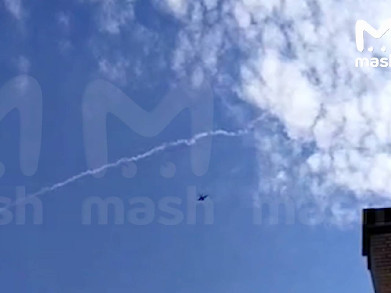 Уничтожение ракетой «Игла» беспилотника ВСУ под Москвой попало на видео