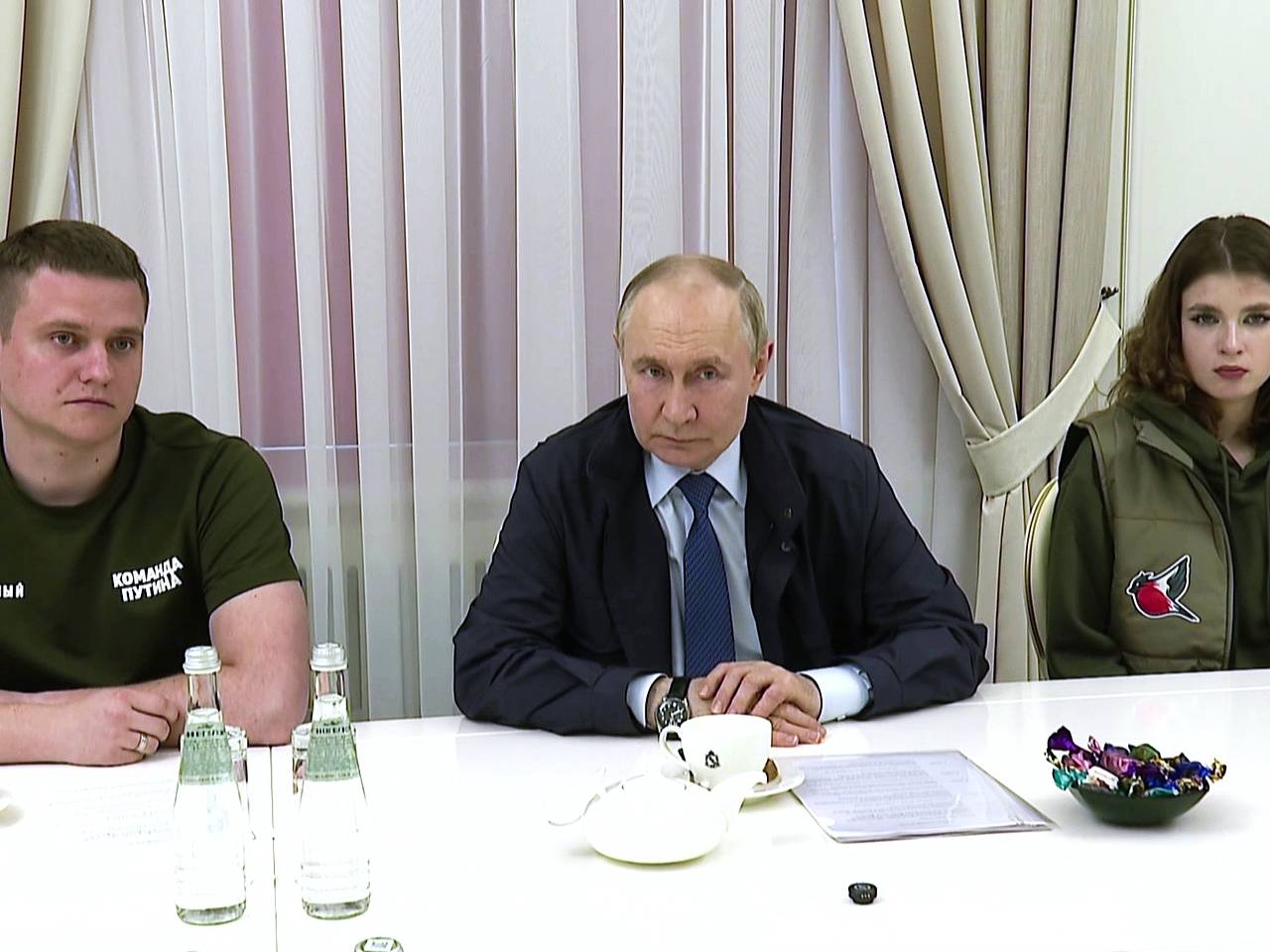 Поездка Путина в Курскую область Поездка Путина в Курскую область