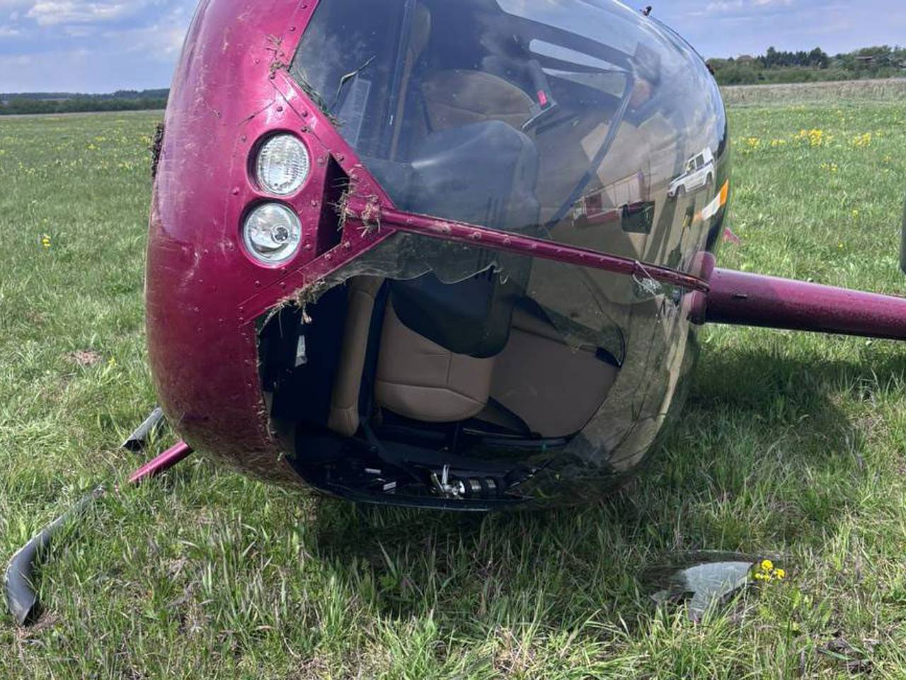 Начато расследование жесткой посадки вертолета в Подмосковье