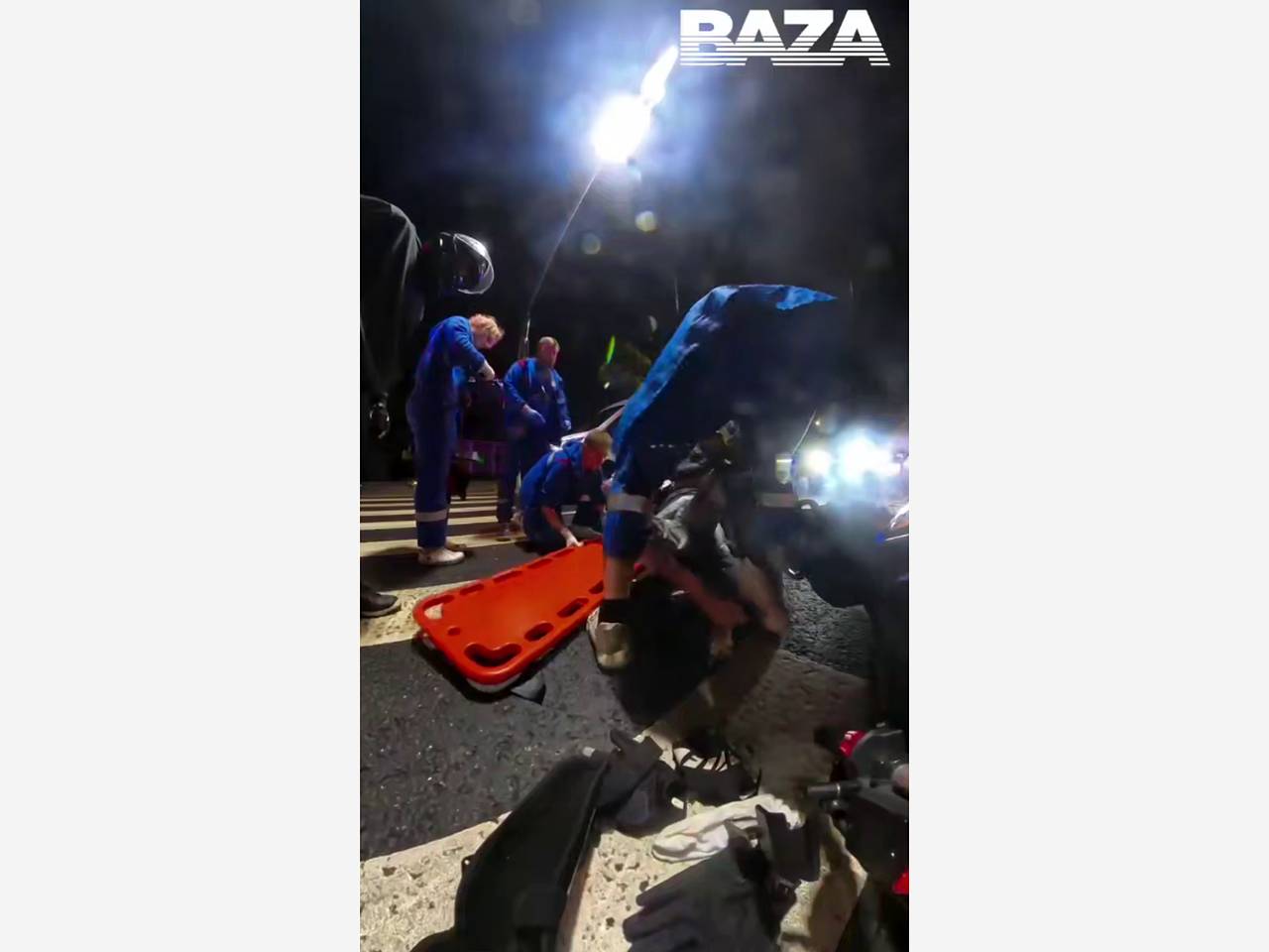 В Москве пьяный инструктор сбил стоящих на светофоре мотоциклистов