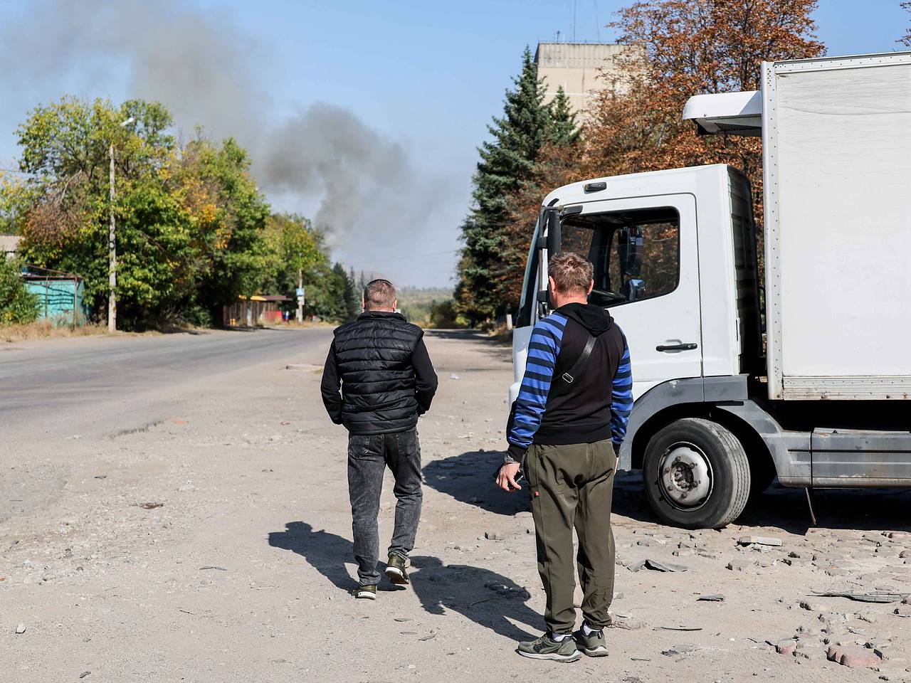 Стрельба по украинским дронам в России