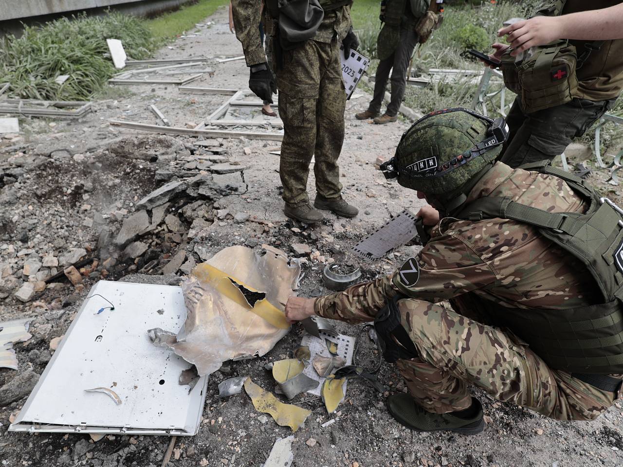 Последствия удара HIMARS по Курской области сняли на видео Последствия удара HIMARS по Курской области сняли на видео