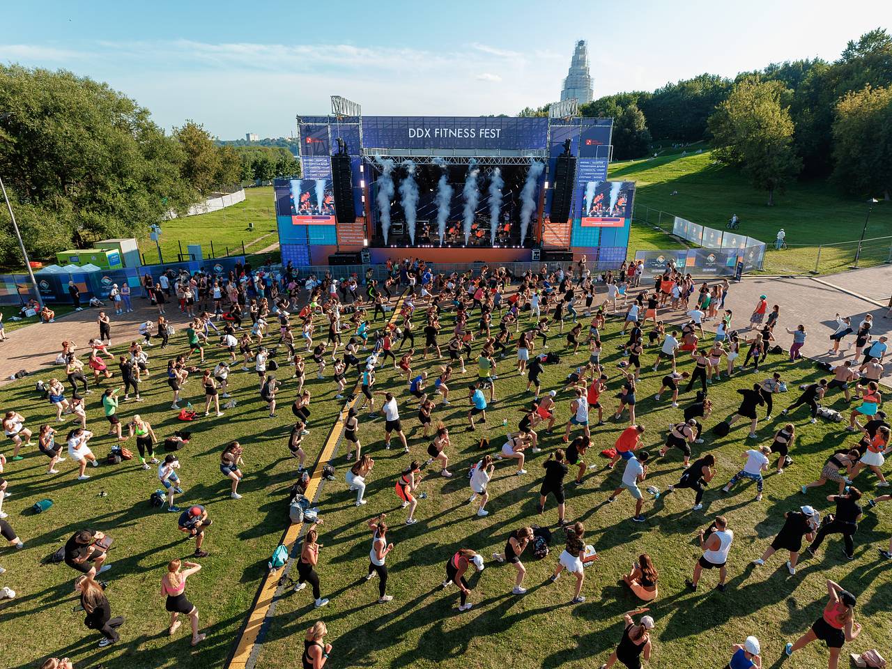 Раскрыты подробности проведения фестиваля DDX Fitness в «Коломенском»