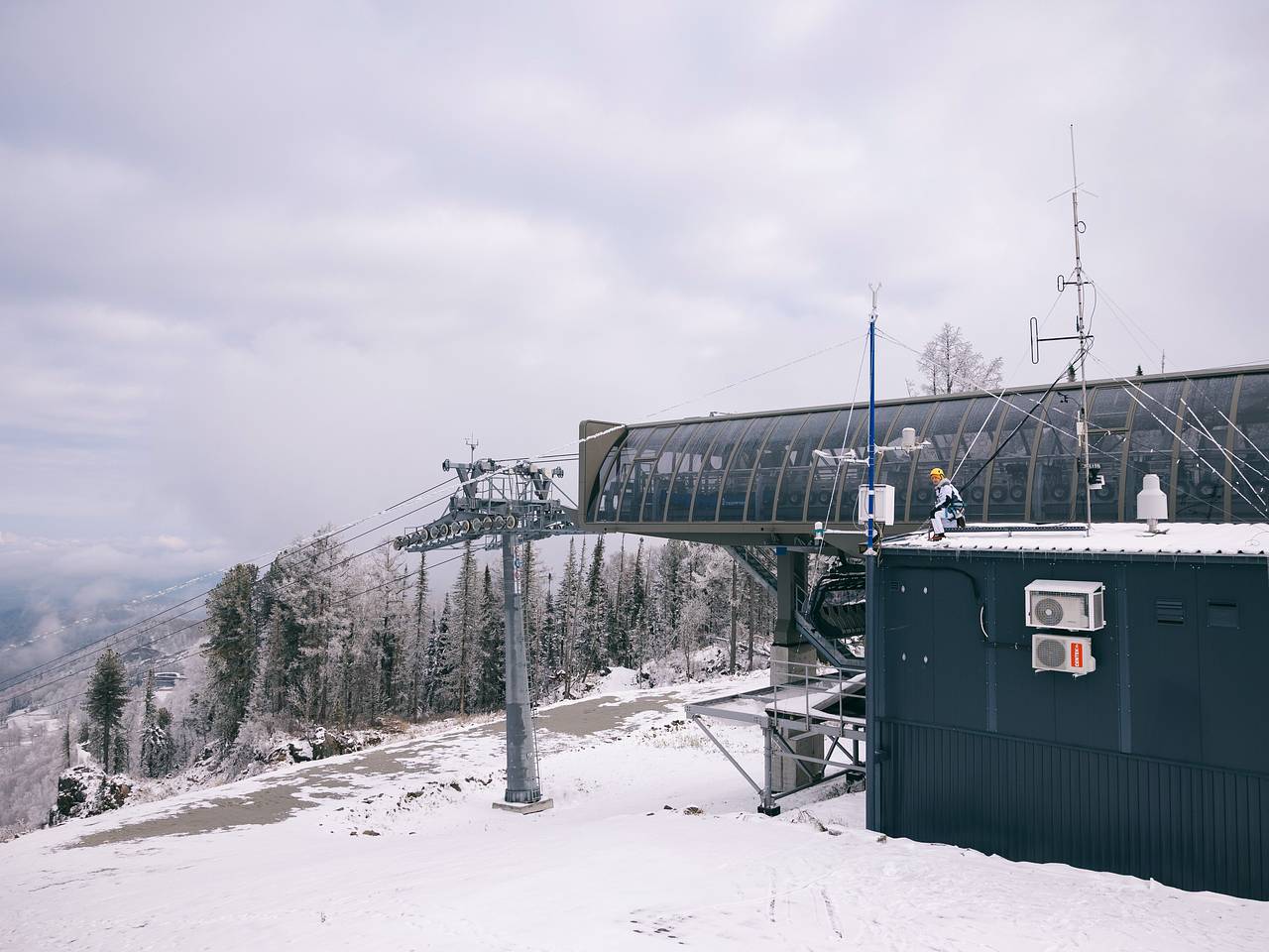 На курорте «Манжерок» открылась метеостанция