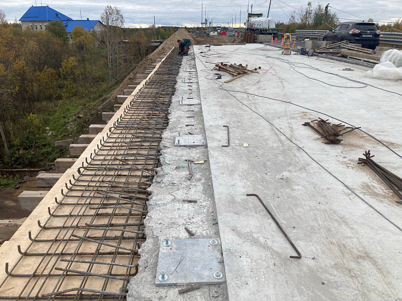 Минтранс Архангельской области сообщил о ходе ремонта путепровода в Приморском округе