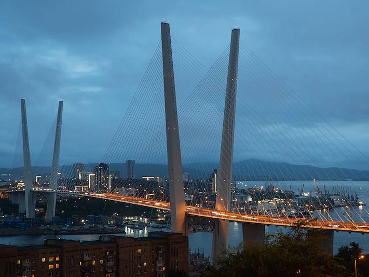 Знаменитый во Владивостоке Золотой мост украсят муралами в морском стиле