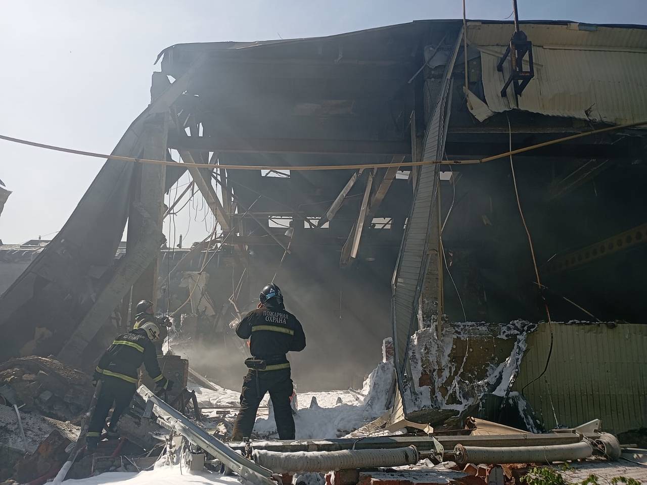 Взрыв на заводе в Башкирии