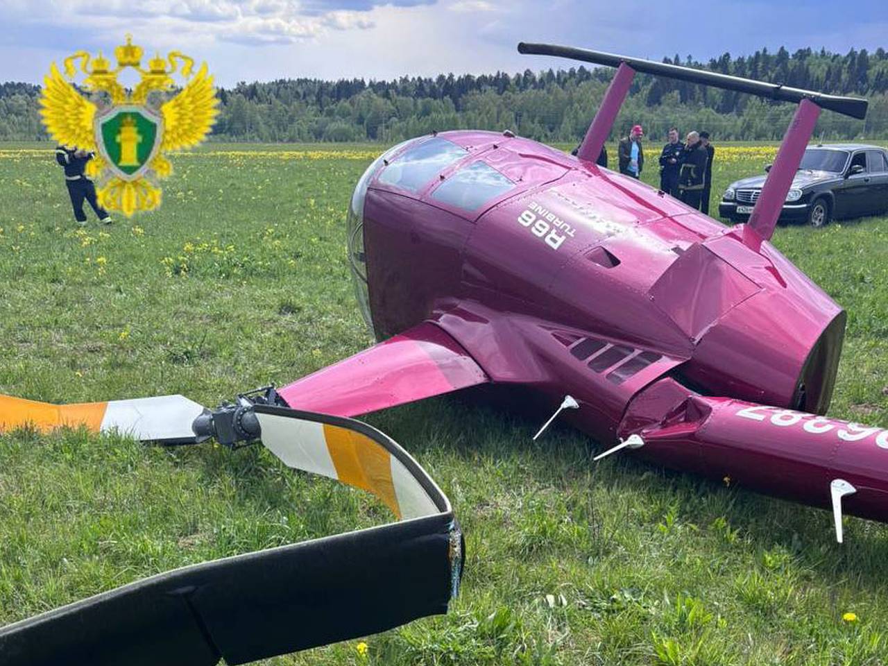 Жесткую посадку вертолета в Подмосковье классифицировали как аварию