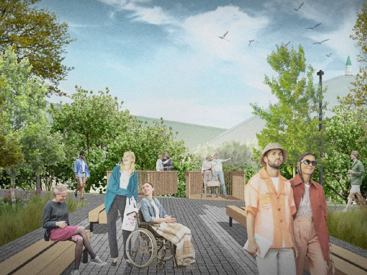 В Красноярске разработали концепцию благоустройства набережной Качи по нацпроекту