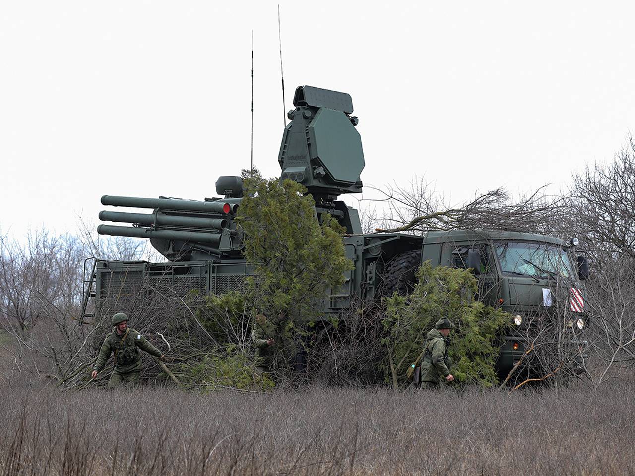 Появилось видео уничтожения тяжелого беспилотника «Лютый» над Подмосковьем