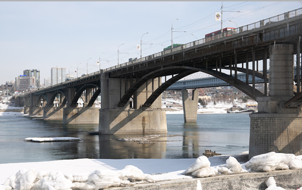 С 7 марта будет сужена проезжая часть Октябрьского моста