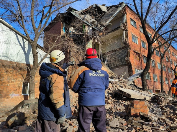 В Хакасии обрушилось пятиэтажное здание общежития