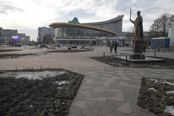 В Новосибирске дали имя площади перед Вознесенским собором