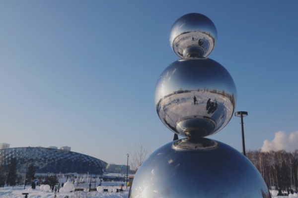 В новосибирском парке «Арена» появился новый арт-объект