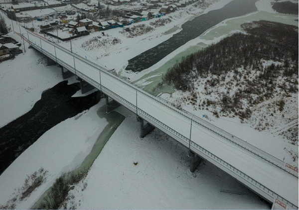 В Приангарье более чем за полмиллиарда рублей отремонтировали разрушенный ледоходом мост