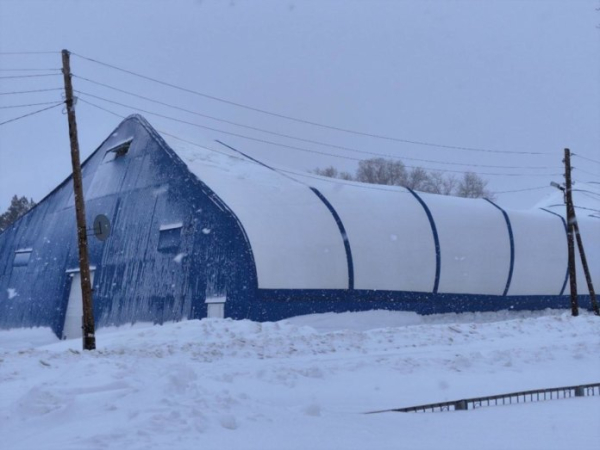 В Томской области частично обрушилась построенная по нацпроекту ледовая арена